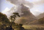 Asher Brown Durand Alpine View,Near Meyringen oil painting reproduction